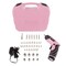 Stalwart 3.6V Pink Rechargeable Cordless Screwdriver And Socket Set 45 Pc